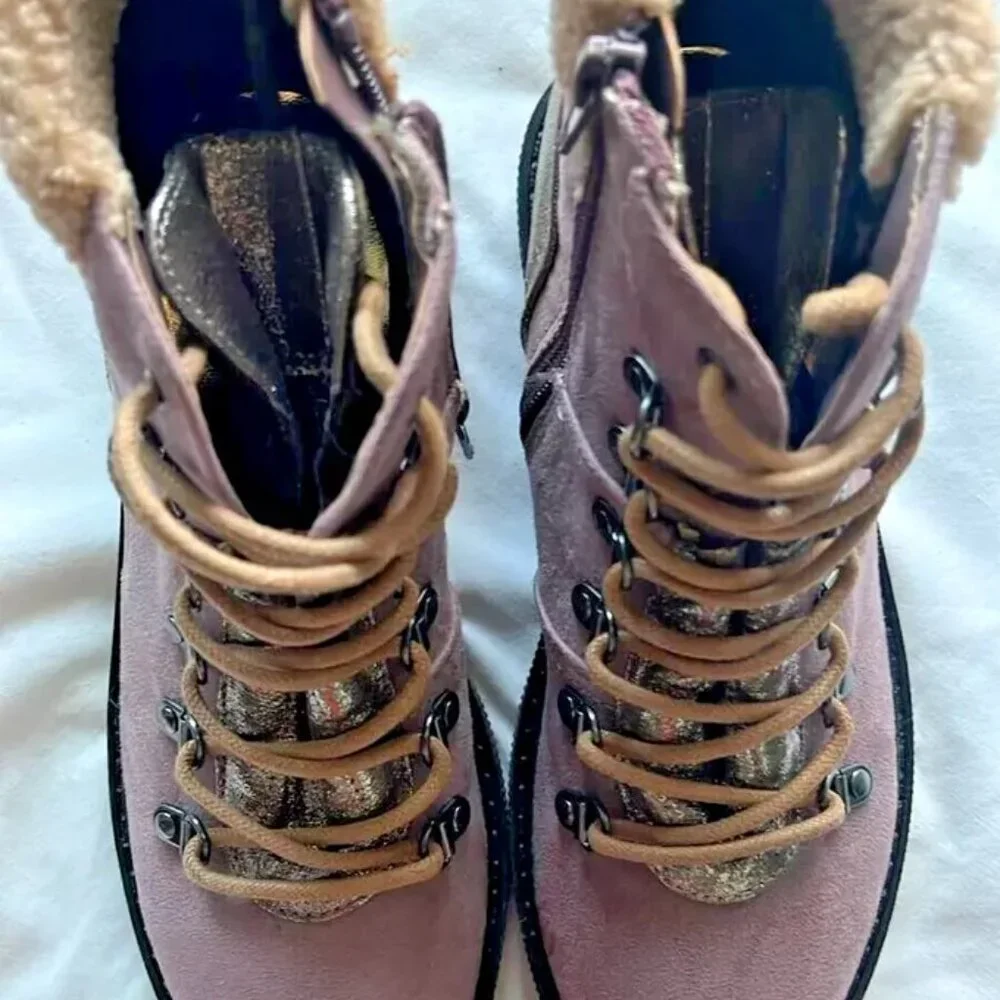 NWT Steve Madden lavender girls winter boots‎ Girls size 4 Comfortable, stylish